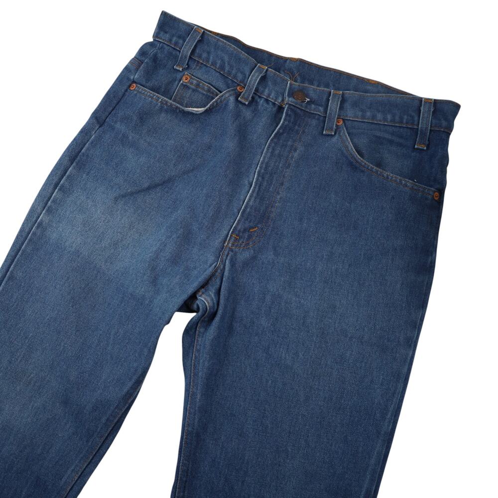 Vintage 70s Levis 517 Orange Tab Denim Jeans - image 2